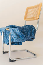 Light Floral Chambray Ruffle Pants