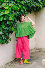 Mid Easy Pant in Hot Pink Linen (RTS)