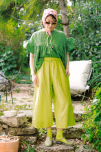 Mid Easy Pant in Limeade Linen (RTS)