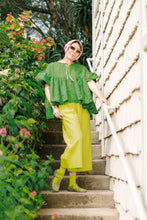 Mid Easy Pant in Limeade Linen (RTS)