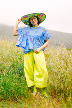 Mid Easy Pant in Limeade Linen (RTS)