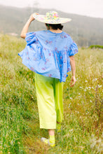 Mid Easy Pant in Limeade Linen