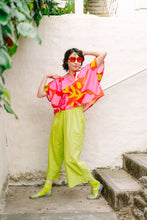 Mid Easy Pant in Limeade Linen (RTS)