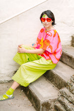 Mid Easy Pant in Limeade Linen (RTS)