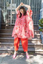 Mini Mushroom Dress in Cottage Core (RTS) Barrel Pant in Tomato Twill (RTS)