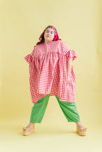 Barrel Pant in Acid Green Twill