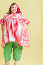 Barrel Pant in Acid Green Twill