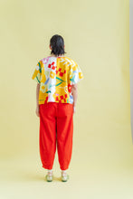 Barrel Pant in Tomato Twill