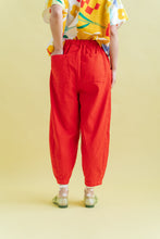 Barrel Pant in Tomato Twill