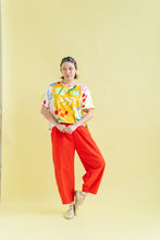 Barrel Pant in Tomato Twill