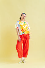 Barrel Pant in Tomato Twill