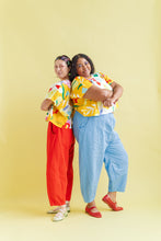 Barrel Pant in Neptune Twill