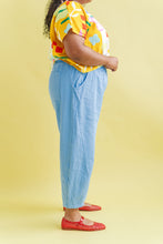 Barrel Pant in Neptune Twill