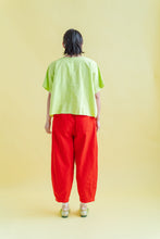 Barrel Pant in Tomato Twill
