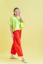 Barrel Pant in Tomato Twill