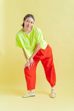 Barrel Pant in Tomato Twill