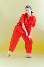 Barrel Pant in Tomato Twill