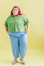 Barrel Pant in Neptune Twill