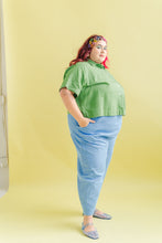 Barrel Pant in Neptune Twill