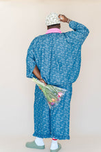 Light Floral Chambray SVLS Top