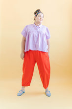 Barrel Pant in Tomato Twill