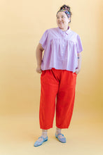 Barrel Pant in Tomato Twill