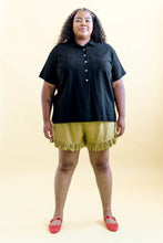 Bloomers in Chartreuse Linen