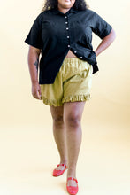 Bloomers in Chartreuse Linen