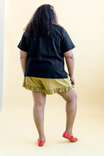 Bloomers in Chartreuse Linen