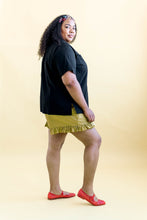 Bloomers in Chartreuse Linen