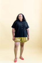 Bloomers in Chartreuse Linen