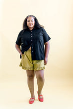 Bloomers in Chartreuse Linen