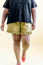 Bloomers in Chartreuse Linen