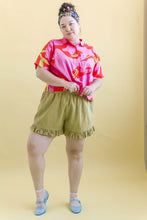 Bloomers in Chartreuse Linen