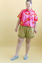 Bloomers in Chartreuse Linen