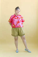 Bloomers in Chartreuse Linen