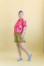 Bloomers in Chartreuse Linen