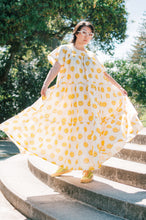 Tiered Maxi Dress in Smiley Cotton (RTS)