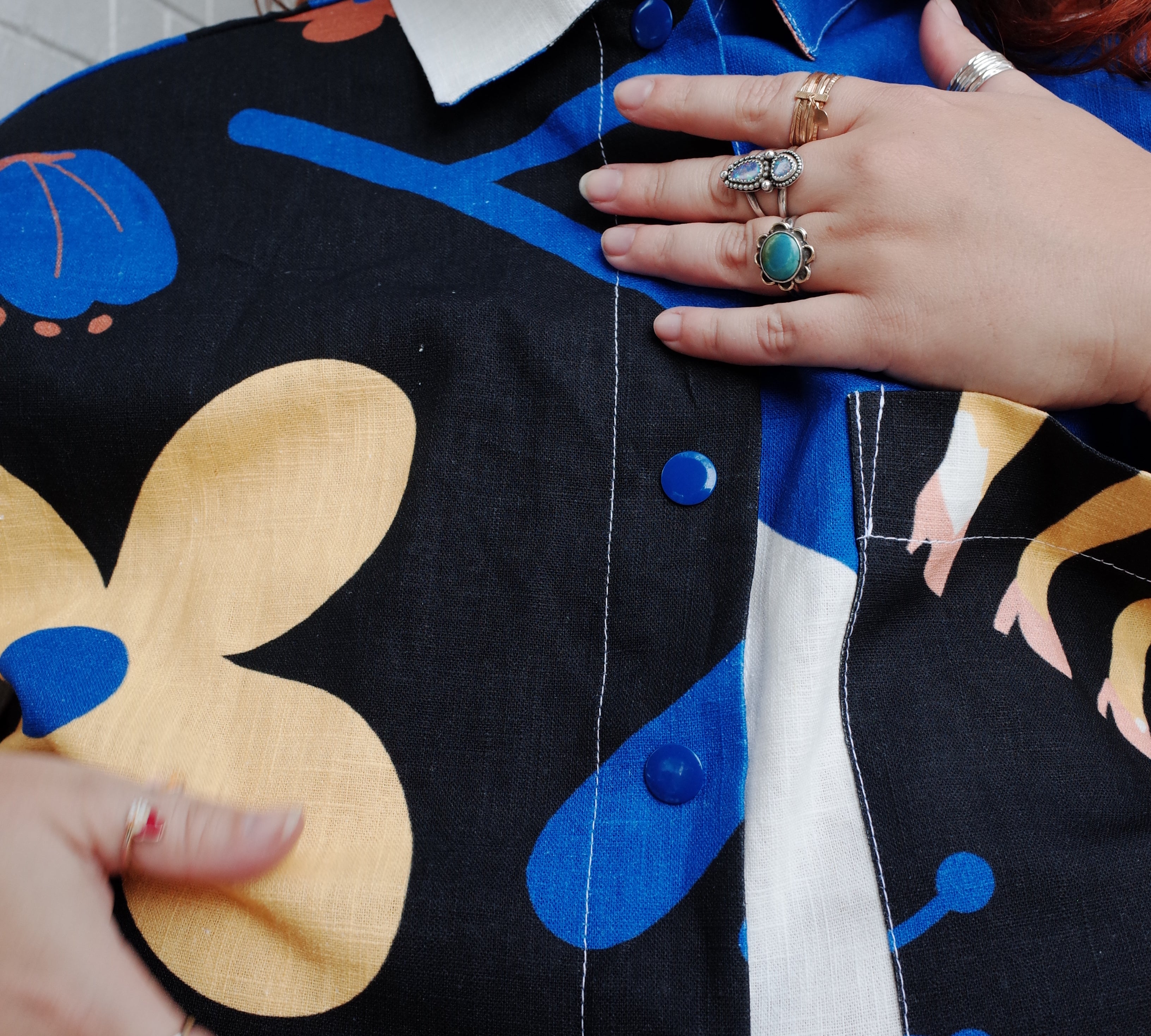 close up of sourpuss fabric