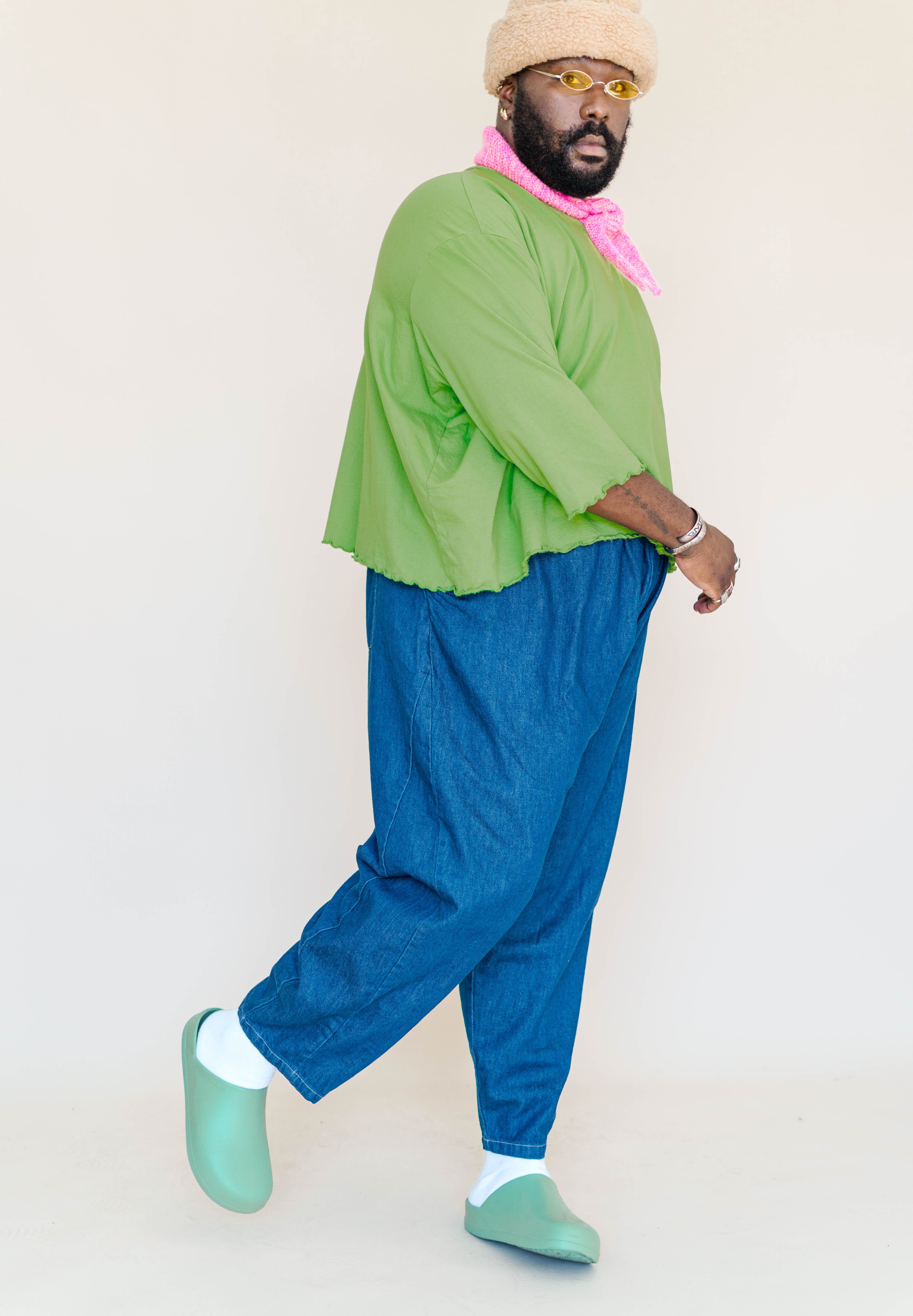 Acid Green Sweatshirt Tee