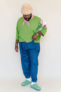 Acid Green Sweatshirt Tee