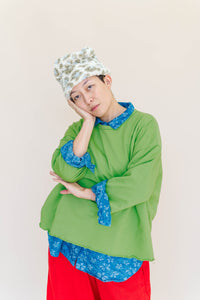 Acid Green Sweatshirt Tee