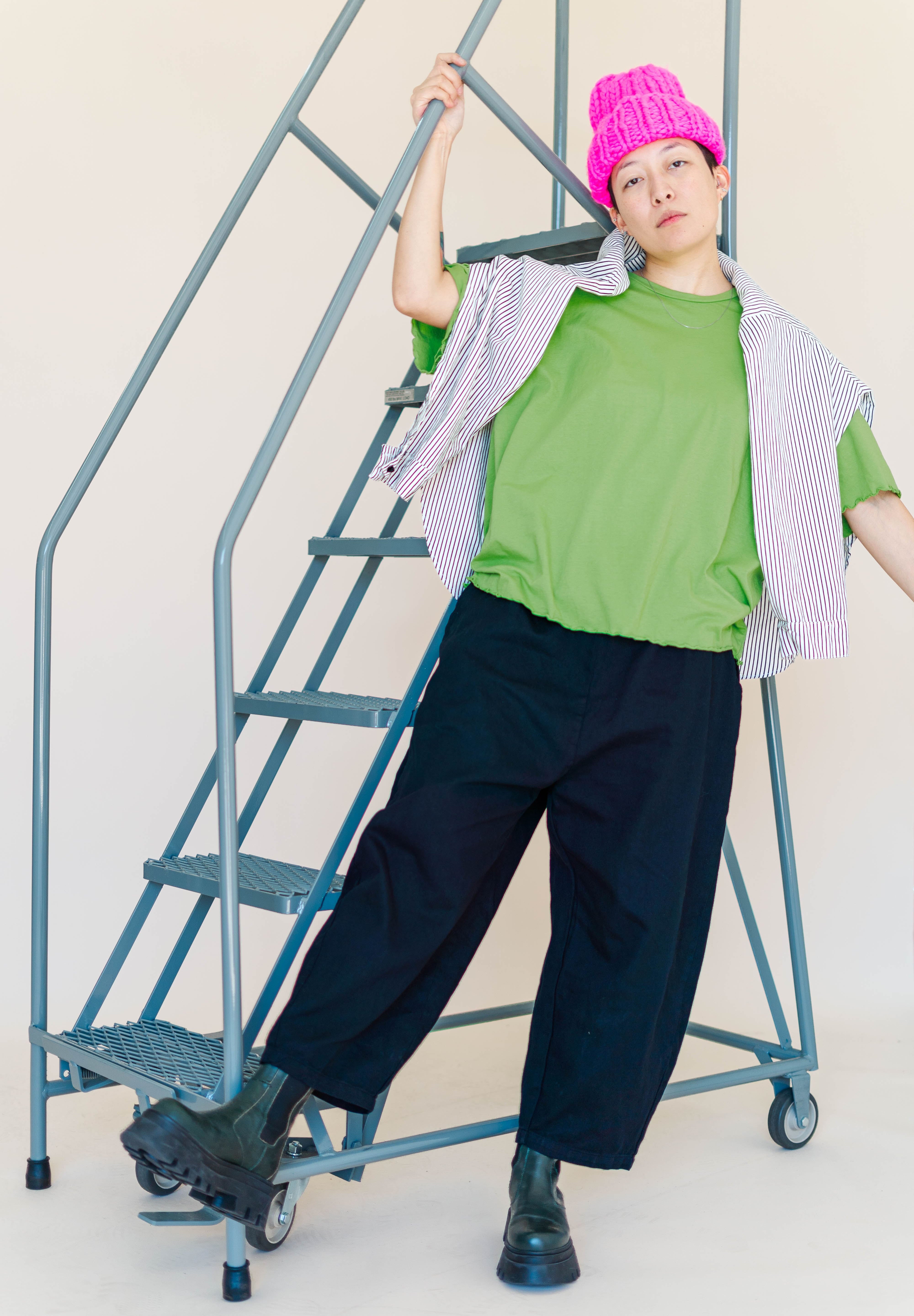 acid green Tall Tee