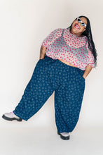 Boxy Crop Top in Cherry Mesh