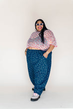 Boxy Crop Top in Cherry Mesh