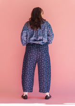 Dark Daisy Denim Balloon Pant