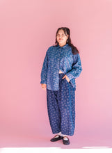 Dark Daisy Denim Balloon Pant