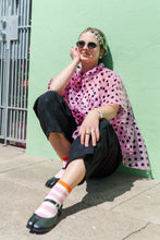 Sheer Sk8r Grl Polka Dot Tulip Top