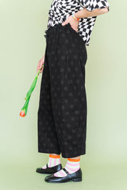 Black Polka Dot Balloon Pant