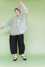 Sheer Daffodil Polka Dot Tulip Top